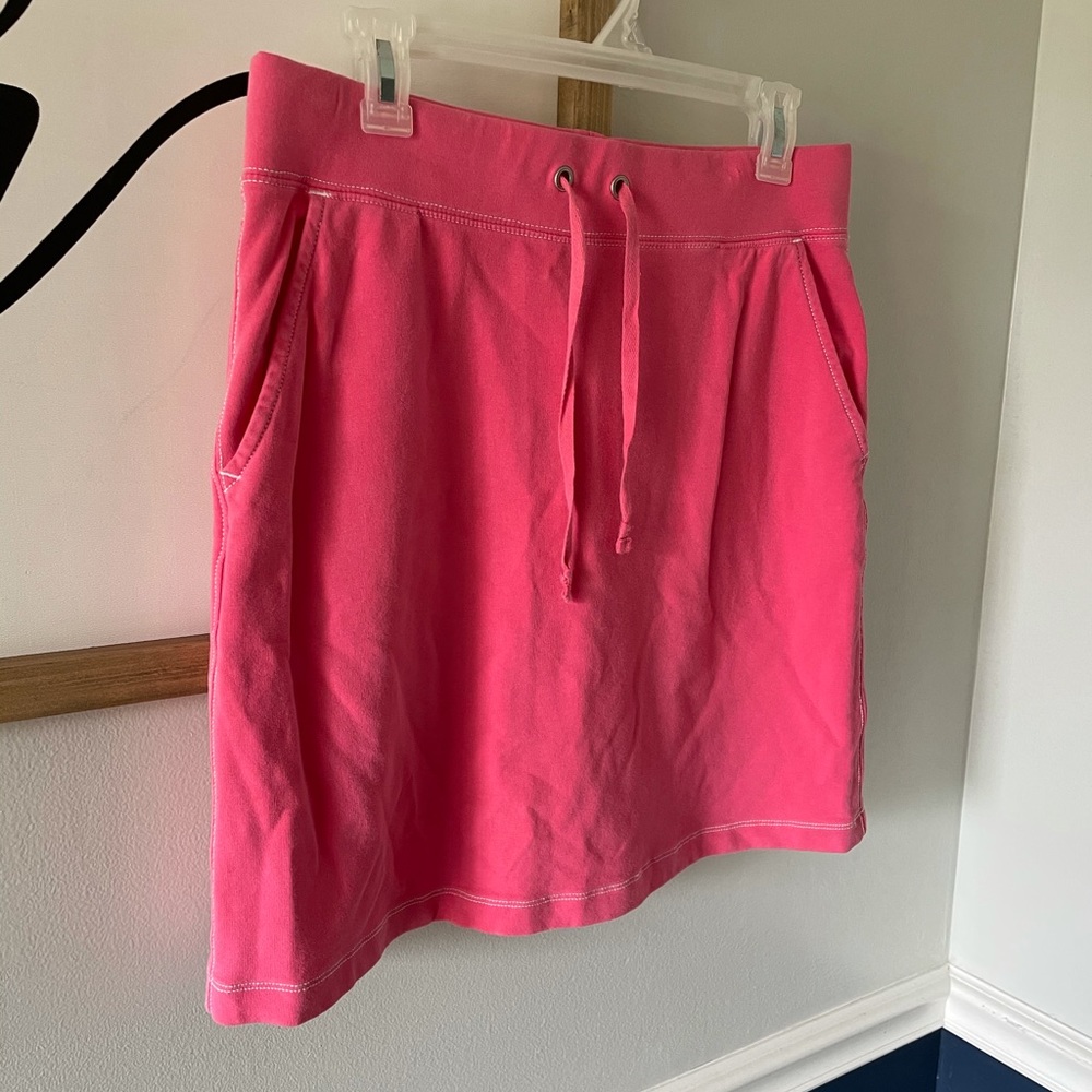 Land’s End French Terry Pull on Skirt Pink Sz 6-8